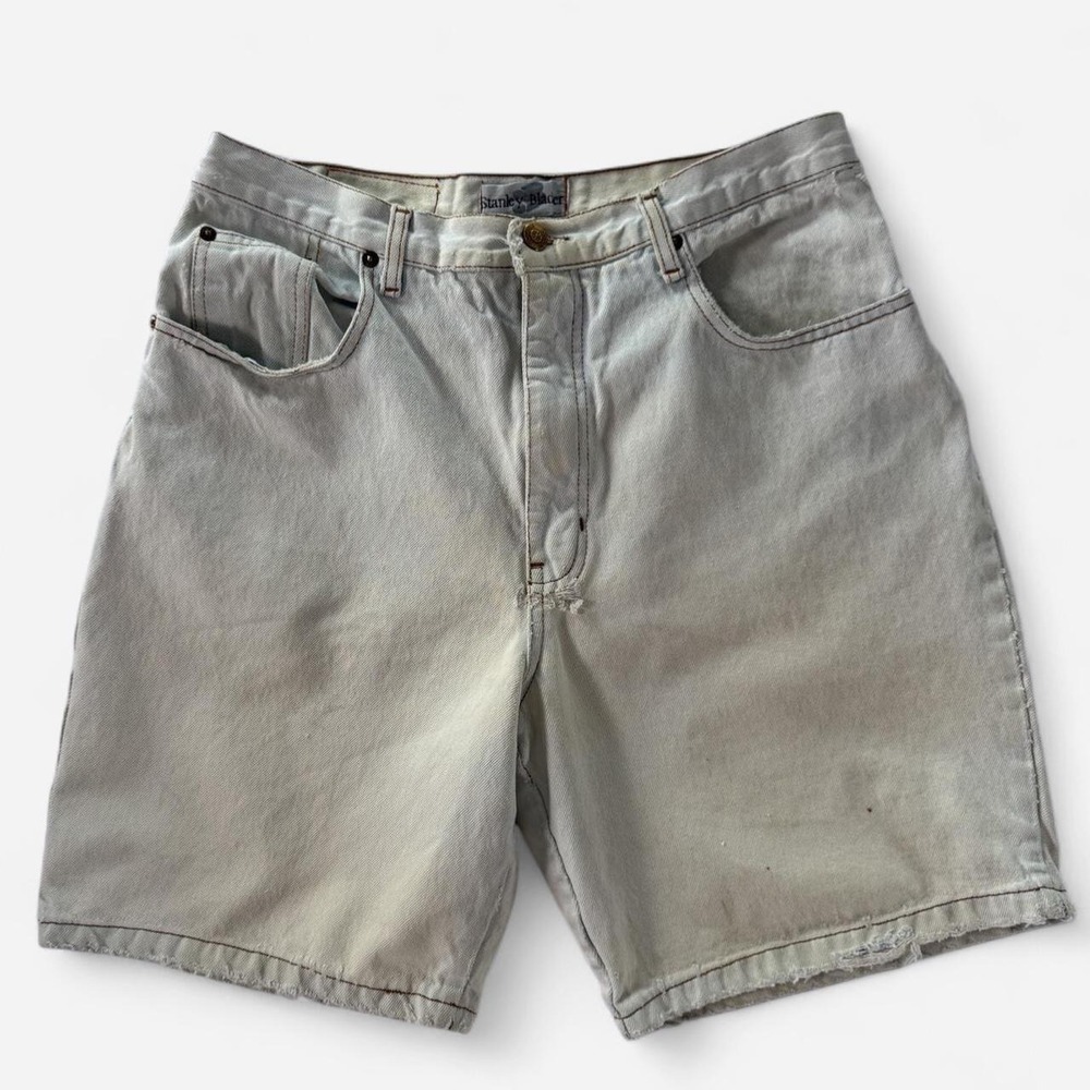 Vintage Stanley Blacker‎ Light blue denim shorts